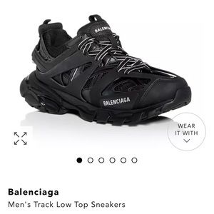 Black Track Balenciaga 7 / 40 Men’s / 9 women’s